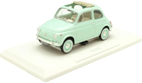 MODELLINO IN SCALA Norev COMPATIBILE CON FIAT 500 L 1968 PASTEL BLUE W/SPECIAL BIRTH PACK 1:18 MODEL SCALE NV187777 241217