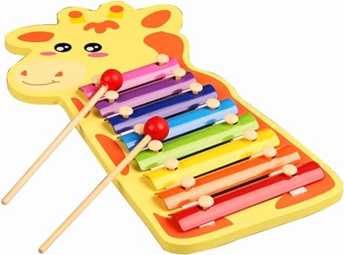 Glockenspiel, xylofon träxylofon slagverk musikinstrument djur xylofon 8 noter