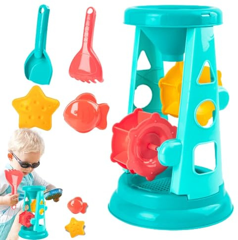 Giocattoli Da Spiaggia Con Sabbia - Giocattoli Da Spiaggia Da 9,84 Pollici Per Bambini | Set Da Gioco In Sabbia ABS - Mulino A Set Di GiocattolDa Spiaggi Per Bambini Con Pale
