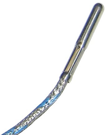 Termocupla/sonda de humo Serie J, 88 cm, vetrotex, para estufa de pellets, cápsula de 4 x 30 mm