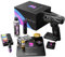Flavour Blaster Cocktail Bubble & Smoke Gun Kit | Smoking Cocktail Machine. Edible Aroma &Bubbles | Smoke Bubble Gun for Elevating Drinks & Food with Flavour-Rich Clouds | Cocktail Gift Sets | Black