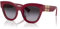 Miu Miu Damensonnenbrille MU 01YS 16H09S Bordeaux Farbe Grau Glasgröße 51 mm