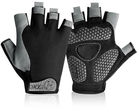 TOKIISHE Trainingshandschuhe Herren Damen, Fitness Handschuhe, Vollhandpolsterung Gym Handschuhe für Krafttraining, Gewichtheben, Crossfit, Gym Body Training, Radfahren - XL