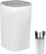 Bloque para Cuchillos Sin Cuchillo, Bloque de Cuchillos Universal Cuadrado, Organizador para Cocina, Soporte Desmontable Organizador, con Ranuras y Diseño de Desagüe, para Cocina, Blanco