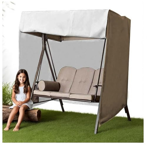 Funda Balancin Jardin Exterior Impermeable, Resistente Al Viento, Resistente Al Invierno Funda Balancin Jardin Exterior 3 Plazas Para césped, jardín, fiesta