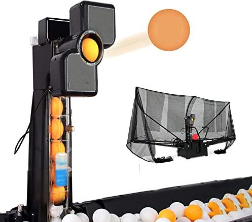 Bordtennisrobot – automatisk pingisbollsstartare med 36 snurralternativ för träning och träning