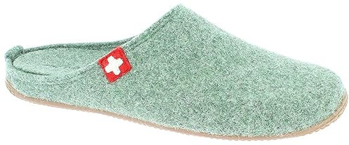 Living Kitzbühel - Filz - Schweizer Kreuz - Pantoffeln (38 EU Forest)