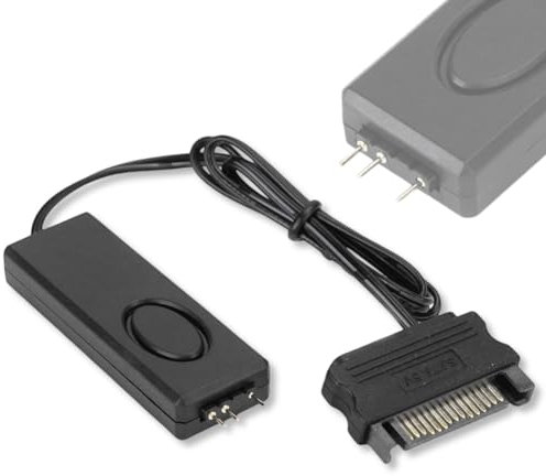 Mini ARGB-styrenhet 3-stifts RGB 5 V styrenhet med monokrom hästregnbåge 10+ lägen SATA-ström för PC-fläkt, ljusremsa, ljusplatta, vatten/luftkyld radiator