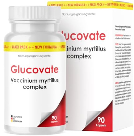 Glucovate Capsule | Per il vostro equilibrio fisico | con ingredienti pregiati | Contenuto 90 capsule | 1x