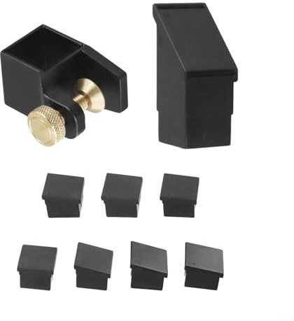 9 Stück Schwalbenschwanzsägenführung für 45° und 90° Winkel, Holzbearbeitungslehre Werkzeug mit Magnetmodulen zum Schneiden, kompatibel mit Dual-S