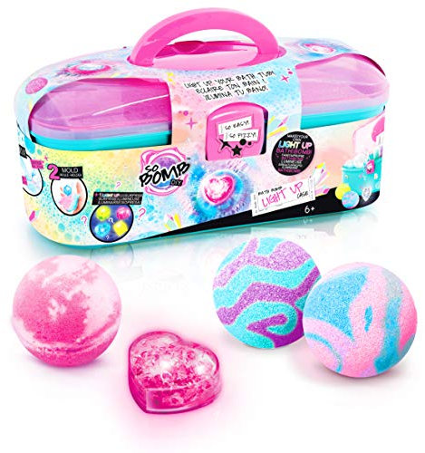 Canal Toys - So Bomb DIY BBD 033 - DIY Badebomben Bausatz für Kinder, Selbst Handgemachte, mehrfarbige Badekugeln mit leuchtende Überraschungen und Badebomben-Koffer, 1 Set