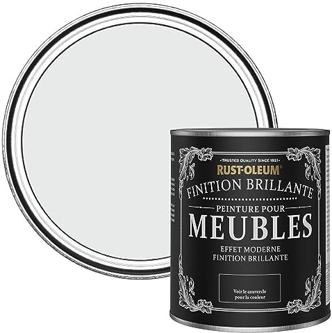 Rust-Oleum Grey Furniture & Skirting Board Paint in Gloss Finish - Monaco Mist 750ml
