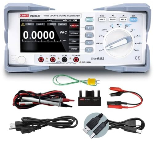 UNI-T UT8804E Digital Multimeter 200000 Counts 100kHz Frequency Response READING RESOLUTION 5K rdgs/s Fastest Test Rate
