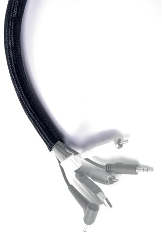 Desire2 Cable Sleeve (4m), Desk Cable Organiser and Hider for Power, USB, Audio Cords