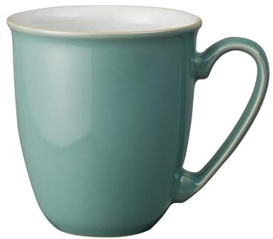 Denby Stoneware Elements Fern Green Coffee Beaker Mug