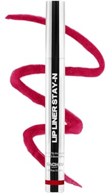 Sacheu Lip Liner STAY-N Peel Off Lip Stain - Long Lasting Waterproof Lip Tint with Hyaluronic Acid & Vitamin E – Transfer Proof Matte Finish, Vegan & Cruelty-Free (getREDy)