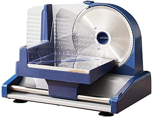 Cortadora De Pan Eléctrica 200 W, 2 Cuchillas De Acero Inoxidable, Fácil De Limpiar, Cortadora De Pan Eléctrica Multiusos Con Grosor Ajustable De 0 a 15 Mm