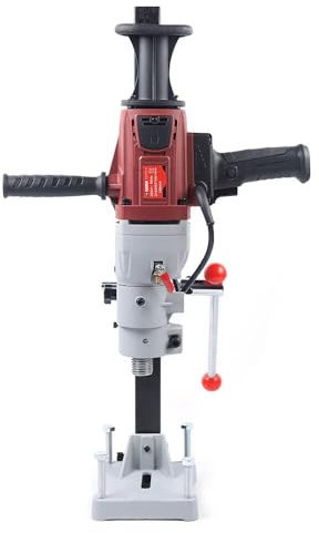 Kernbohrgerät 2200W Kernbohrmaschine Nass und Trockeneinsatz Vertikaler Handbetrieb 2-in-1 1200 U/min für Stahlbeton Ziegel Marmor Wandöffnung Abbruch