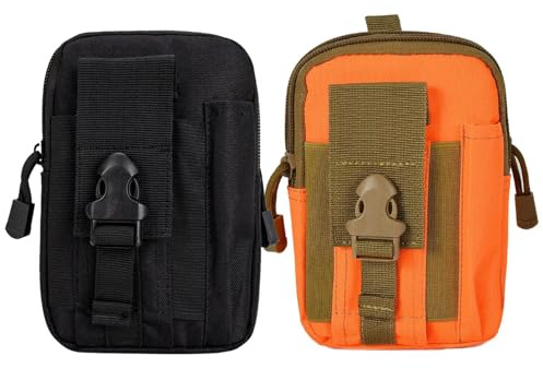 YSJCHEBS Paquete De 2 Riñoneras Deportivas, Bolsas De Almacenamiento Multifuncionales, Riñoneras Portátiles, Bolsas De Almacenamiento Simples, Bolsas para Brazos, Equipo para Exteriores