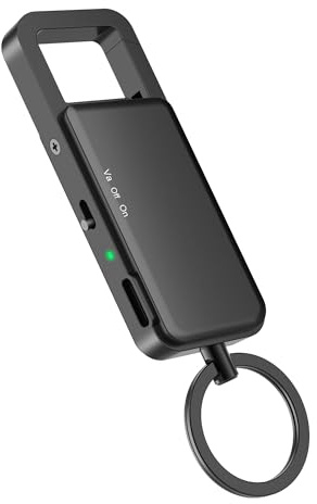 128GB Digital Voice Recorder – 9000 Hours Storage, 24-Hour Battery, Intelligent Noise Reduction, USB-C Voice Activated Audio Recorder for Meetings, Lectures, Interviews