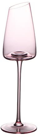 HALAWAKA Bicchiere da vino rosso con fondo concavo in cristallo senza piombo (2 pezzi) - Bicchiere da vino in cristallo stile fenicottero, bicchiere da vino bordeaux