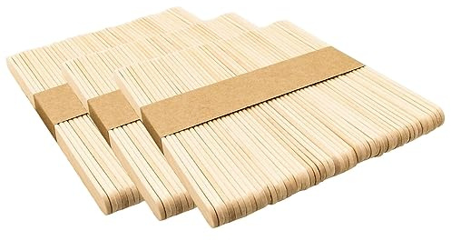 Palillos de madera,versátiles para manualidades, espátulas de madera para manualidade