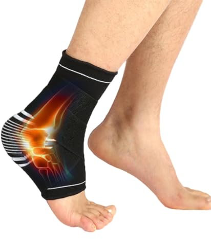 KynciLOR Sprunggelenkbandage,Fußbandage Sprunggelenk,knöchelbandage,Fussbandagen Sprunggelenk für Plantarfasziitis,Schwachen Gelenken, Verstauchtem Gelenks