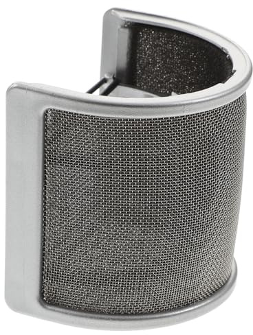 BESTonZON Micrófono Filtro u Metalico Para Voz Filtro De Micrófono Pantalla Antiviento Para Uso Estudio