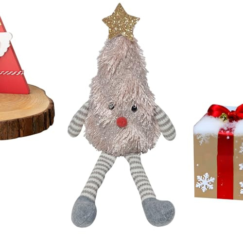Juldocka Julgransplyschdocka | Festliga Figurer För Skrivbord Resor Barn