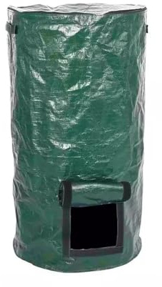 Sacs à déchets de jardin pliables avec couvercle – Sacs poubelle et compost respectueux de l'environnement pour la collecte des déchets de jardin – Collecteur de déchets de ferment nic pour un