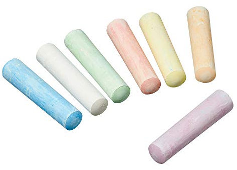 Cepewa Lot de 15 craies de rue Jumbo multicolores - Pour enfants - Bricolage