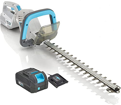 swift 40V Cortasetos de batería 45cm Longitud de Corte 22mm Espacio Entre Dientes inalámbrico Jardin Corte del seto, Incluyendo batería de 2Ah y Cargador