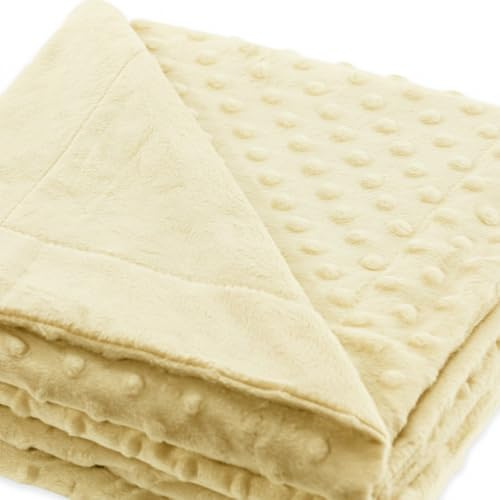 various Manta bebés Mantitas Burbuja 0.8x1.10m para bebés Suave y Confortable Cálida niña y niño Mantas para Todas Las Estaciones (Amarillo)