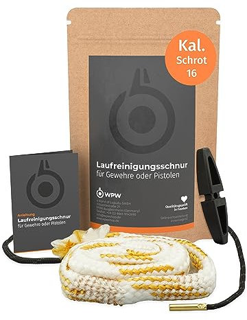 WPW Laufreinigungsschnur, Kaliber 16 Schrotflinte, Shotgun Laufreinigung für Langwaffen