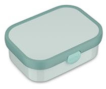 Mepal Lunch Box Campus, Bento Box for Children, Lunch Box with Bento Compartment and Fork, with Clip Closure, Dishwasher Safe and BPA-Free, 750 ml, Cool Mint