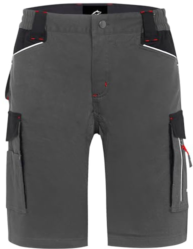 BWOLF Daytona - Pantalones cortos de trabajo elásticos para hombre, con muchos bolsillos