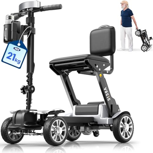 VOCIC D71 Carbonio Elettrico pieghevole disabili ultraleggera(21KG)