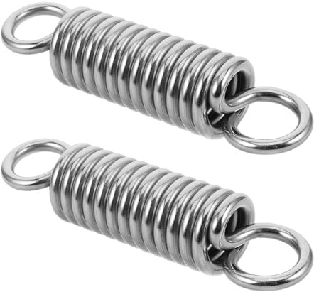 2 molle di estensione per sedia a dondolo in acciaio inox con ganci girevoli, ammortizzanti, per veranda e sedie a dondolo, facile installazione e smorzamento delle vibrazioni