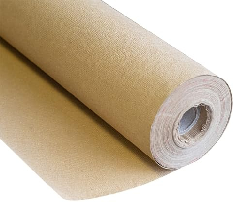 KZ GARDEN - Tela per pacciamatura agricola, 0,4 x 100 m, autobiodegradabile 2 in 1, fertilizzante e anti erbe, 100% cellulosa