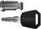 Thule 451200 THULE ONE Key 12 Packs (BOMBINES Mas Llave, Black