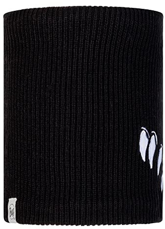 Buff Original Knitted & Fleece Neckwarmer Funn Bat Black Jr Tubular, Niños, Negro, Talla única