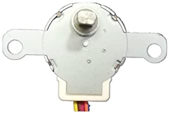 Variable Aire Motor sincrónico de hoja de giro de aire acondicionado, motor de guía de viento 1 2V DC Motor paso a paso 2 4byJ48 Motor de paso, dos tipos de enchufes Sincrónico Volteador ( Color : Typ