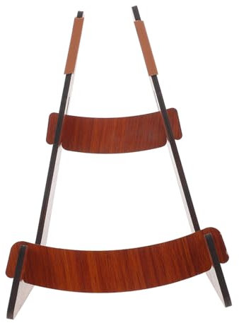 TOYANDONA Gitarrenständer Holz Faltbar - Stabile Gitarrenhalterung Für Akustikgitarre, E-Gitarre, Bass Und Ukulele - Bodenständer Für Zuhause, Musikzimmer Und Bühne