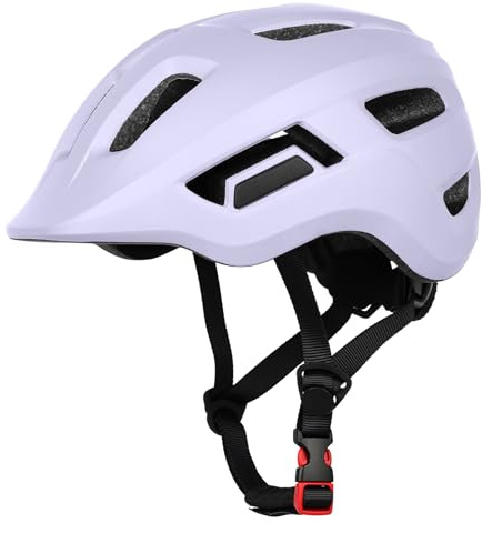 Toddler/Kids Bike Helmet, Adjustable and Multi-Sport, from Infant to Schoolchild, 2 Sizes (Pale Lavender)