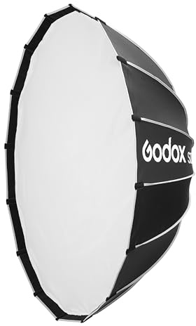 Godox S120T 47in/120cm Quick Release Umbrella Softbox with Carrying Bag, with Bowens Mount for Studio Outdoor Strobe Flash Light for AD300Pro AD400Pro AD600Pro