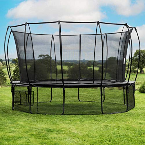 METIS Trampolin säkerhetskjol nät | Basnät kapsling med fickor | Utomhus Studsmatta Tillbehör | Trampolin Säkerhetsnät | 8 FT, 10 FT, 12 fot, 14 fot och 15 fot alternativ (1,5 fot)