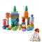 Promise Babe Montessori Holzspielzeug 38PC Balanciersteine für Kinder,Stapelsteine Bausteine Balance Steine, Holz Stapelspielzeug Sortieren Stapeln Balancier Stein Stapelspiel Lernspielzeug 3 Jahr+