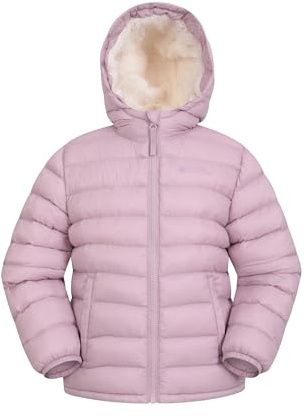 Mountain Warehouse Seasons Kids Padded Hooded Jacket Pale Pink 13y