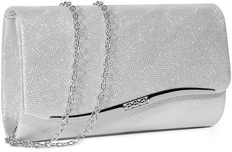 UBaymax Damen Abendtasche, Modische Handtasche,Elegante Hochzeit Clutch,Envelope Mädchen Kettentasche,Festliche kleine Crossbody Schultertaschen für Abschlussball,Party,Freizeit Date