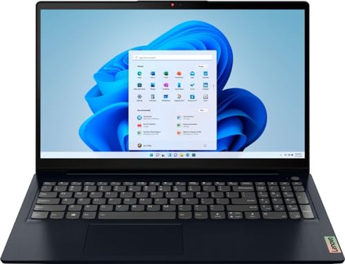 Lenovo Ideapad 3i 15.6 FHD Touch, notebook aziendale, 8 GB DDR4, 512 GB SSD, processore Intel Core i5-1155G7, 4 core, 4.5 GHz, Intel Iris X Graphics, Windows 11, Abyss Blue, W/GaLiMu